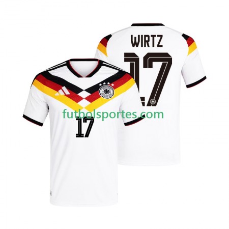 Camiseta Alemania Florian Wirtz 17 Primera Equipación Copa Mundo 2026